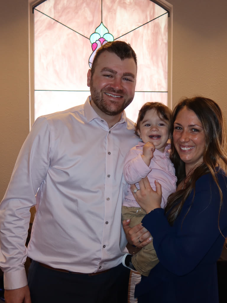 Ray Bertka, founder of Club1, with his family